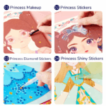 ⁦Mideer 3-in-1 Dress Up Game Set - Princess Fantasy Makeup MD3378 ميدير مجموعة ألعاب تلبيس 3 في 1 - مكياج أميرات الخيال⁩ - الصورة ⁦4⁩