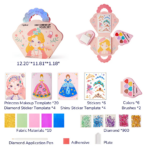 ⁦Mideer 3-in-1 Dress Up Game Set - Princess Fantasy Makeup MD3378 ميدير مجموعة ألعاب تلبيس 3 في 1 - مكياج أميرات الخيال⁩ - الصورة ⁦2⁩