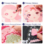 ⁦Mideer 3-in-1 Dress Up Game Set: Princess Fashion Show CT2283 ميدير مجموعة ألعاب تلبيس 3 في 1: عرض أزياء الأميرة⁩ - الصورة ⁦3⁩