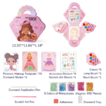 ⁦Mideer 3-in-1 Dress Up Game Set: Princess Fashion Show CT2283 ميدير مجموعة ألعاب تلبيس 3 في 1: عرض أزياء الأميرة⁩ - الصورة ⁦2⁩