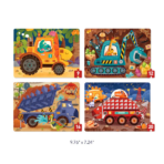 ⁦Mideer - Level Up! Puzzles - Level 2: Dinosaur Projects MD1476 ميدير - ألغاز ارتقِ بمستوى جديد! - المستوى الثاني: مشاريع الديناصورات⁩ - الصورة ⁦2⁩