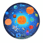 Mideer Round Puzzle Wandering Through The Space MD3082 ميدير لغز دائري يتجول في الفضاء