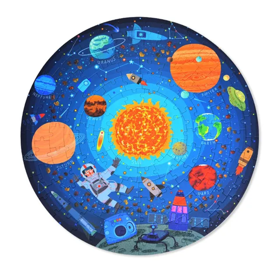 Mideer Round Puzzle Wandering Through The Space ميدير لغز دائري يتجول في الفضاء
