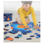 ⁦Mideer Wandering Through The Space MD3082|بازل دائري ميدير للأطفال 150 قطعة – رحلة في الفضاء⁩ - الصورة ⁦2⁩
