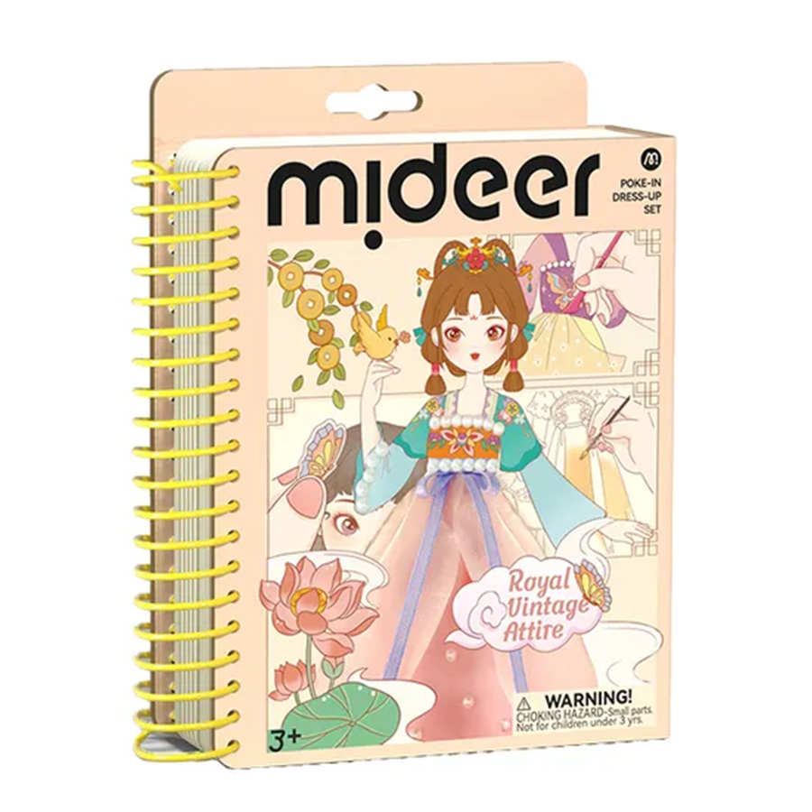 Mideer Poke-in Dress Up Kit - Royal Vintage Attire ميدير طقم ملابس بوك-إن - ملابس ملكية عتيقة