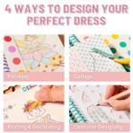 ⁦Mideer - Little Designer Make-Your-Own-Dress - Tea Party MD2202 ميدير - مصمم صغير يصنع فستانه بنفسه - حفل شاي⁩ - الصورة ⁦8⁩