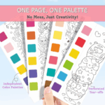 ⁦Mideer Paint With Water Booklet - Wonderful Garden MD4248 ميدير كتيب الرسم بالماء - حديقة رائعة⁩ - الصورة ⁦5⁩