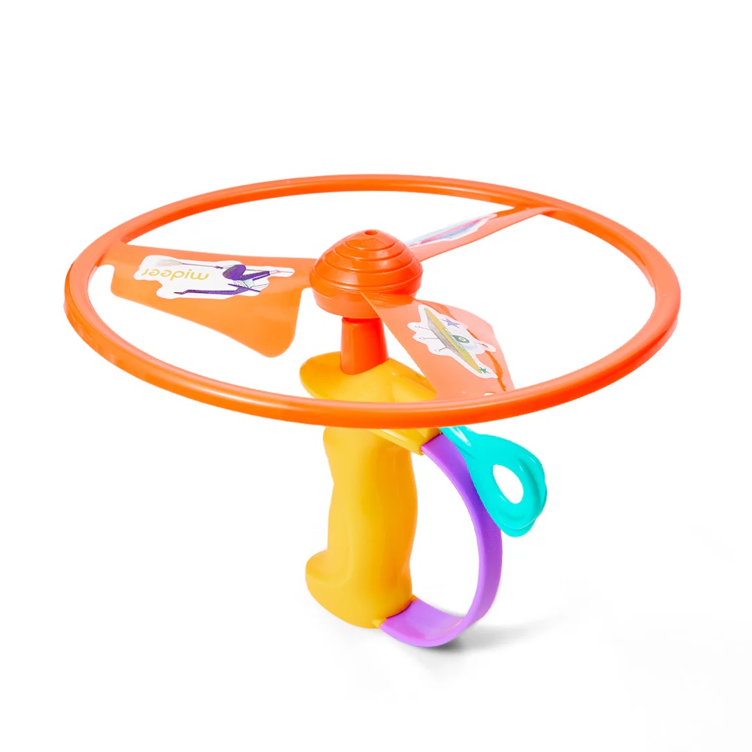 Mideer Pull String Flying Propeller - مروحة سحب الخيط الطائرة