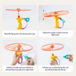 ⁦Mideer Pull String Flying Propeller MD1536- مدير مروحة سحب الخيط الطائرة⁩ - الصورة ⁦4⁩