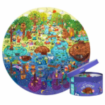 Mideer A Day in the Forest MD3075|بازل دائري ميدير للأطفال 150 قطعة – يوم في الغابة