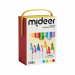 Mideer Portable Gouache Paint Bucket Set - 24 Colors MD4309 ميدير قلم تحديد مزدوج الطرف قابل للغسل - ٢٤ لونًا