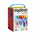 Mideer Dual-Tip Washable Marker-36 Colors MD4310 ميدير قلم تحديد مزدوج الطرف قابل للغسل - 36 لونًا
