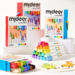 ⁦Mideer Dual-Tip Washable Marker-36 Colors MD4310 ميدير قلم تحديد مزدوج الطرف قابل للغسل - 36 لونًا⁩ - الصورة ⁦6⁩