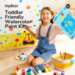 ⁦Mideer Portable Gouache Paint Bucket Set MD2284 ميدير مجموعة دلو طلاء جواش محمولة⁩ - الصورة ⁦9⁩