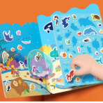 ⁦Mideer Reusable Jelly Sticker Set - Incredible Aquarium MD2247 ميدير مجموعة ملصقات جيلي قابلة لإعادة الاستخدام - حوض أسماك رائع⁩ - الصورة ⁦5⁩