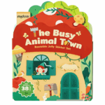 Mideer Reusable Jelly Sticker Set - The Busy Animal Town MD1244 ميدير مجموعة ملصقات جيلي قابلة لإعادة الاستخدام - مدينة الحيوانات المزدحمة