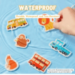 ⁦Mideer Reusable Jelly Sticker Set - The Bustling Traffic MD1245 ميدير مجموعة ملصقات جيلي قابلة لإعادة الاستخدام - حركة المرور الصاخبة⁩ - الصورة ⁦4⁩