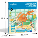 ⁦Mideer  4-In-1 Watercolor Painting Kit - Wonderland Expedition CT1547 ميدير مجموعة الرسم بالألوان المائية ٤ في ١ - رحلة بلاد العجائب⁩ - الصورة ⁦11⁩