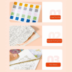 ⁦Mideer  4-In-1 Watercolor Painting Kit - Wonderland Expedition CT1547 ميدير مجموعة الرسم بالألوان المائية ٤ في ١ - رحلة بلاد العجائب⁩ - الصورة ⁦3⁩