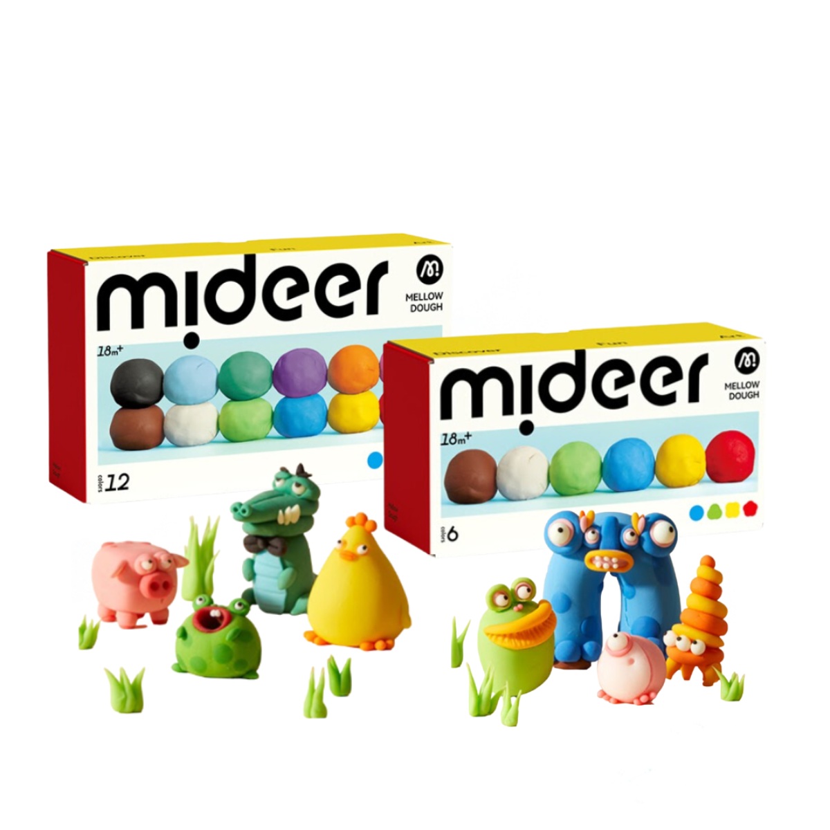 Mideer Mellow Play Dough 6-12 colors