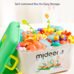 ⁦Mideer Rotating Garden Puzzle Blocks 101P MD2293 ميدير مكعبات ألغاز الحديقة الدوارة ١٠١ قطعة⁩ - الصورة ⁦4⁩