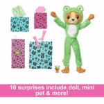 ⁦Barbie Cutie Reveal Doll – Puppy as Frog with 10 Surprises & Color Change Features دمية باربي كيوتي ريفيل – جرو بزي ضفدع مع 10 مفاجآت وتغيّر لون⁩ - الصورة ⁦4⁩