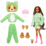 ⁦Barbie Cutie Reveal Doll – Puppy as Frog with 10 Surprises & Color Change Features دمية باربي كيوتي ريفيل – جرو بزي ضفدع مع 10 مفاجآت وتغيّر لون⁩ - الصورة ⁦3⁩