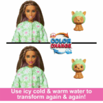 ⁦Barbie Cutie Reveal Doll – Puppy as Frog with 10 Surprises & Color Change Features دمية باربي كيوتي ريفيل – جرو بزي ضفدع مع 10 مفاجآت وتغيّر لون⁩ - الصورة ⁦5⁩