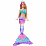 ⁦Barbie Dreamtopia Twinkle Lights Mermaid Doll دمية باربي حورية البحر اللامعة  من مجموعة دريم توبيا مع أضواء متلألئة⁩ - الصورة ⁦2⁩