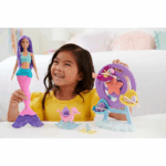 ⁦Barbie Mermaid Doll Nurturing Playset with Merbaby, Octopus & Seal دمية باربي حورية البحر مجموعة العناية مع طفل البحر وأخطبوط و فقمة⁩ - الصورة ⁦2⁩