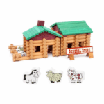 ⁦Onshine Farm and Shop Log Set -أونشاين مجموعة مزرعة ومتجر من الخشب⁩ - الصورة ⁦2⁩