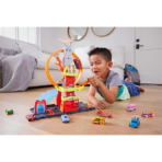 ⁦Hot Wheels City Fire Station – Includes Toy Car, Kid-Powered Elevator, Super Loop & Track Features مدينة هوت ويلز – محطة الإطفاء مع حلقة دوّارة وسيارة ومصعد يدوي⁩ - الصورة ⁦3⁩