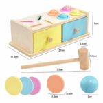 ⁦Montessori cents hit the box منتيسوري سينتس صندوق الطرق والكرات⁩ - الصورة ⁦2⁩