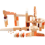 Onshine Nature Colored Marble Building Blocks -أونشاين مكعبات بناء بمسارات كرات