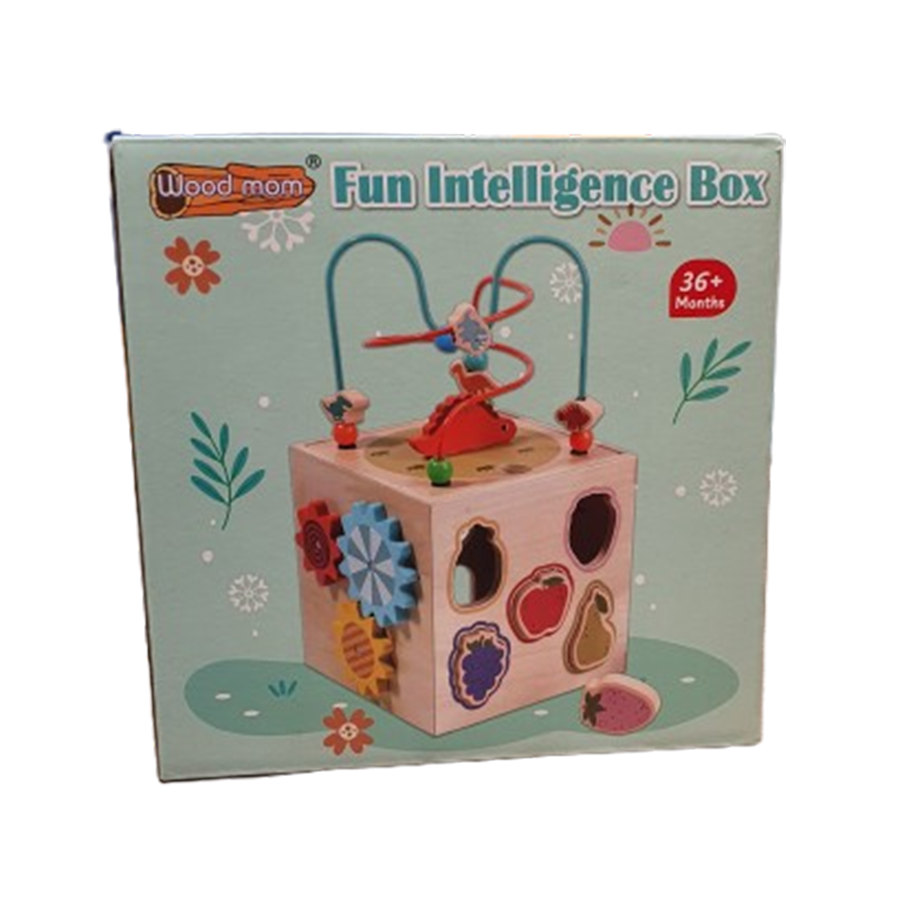Wooden Fun Intelligence Box for Kids صندوق الذكاء الممتع الخشبي للأطفال
