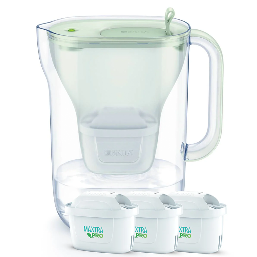 Brita Style Eco Water Filter Jug with 3x Filters_بريتا إبريق ترشيح المياه بريتا ستايل إيكو مع 3 فلاتر