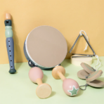 Orff percussion instrument wooden set for kids-مجموعة آلات الإيقاع أورف الخشبية للأطفال