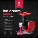 ⁦Crest Ice Cream Maker ماكينة صنع الآيس كريم(بوظة) من كريست CR-5276⁩ - الصورة ⁦3⁩