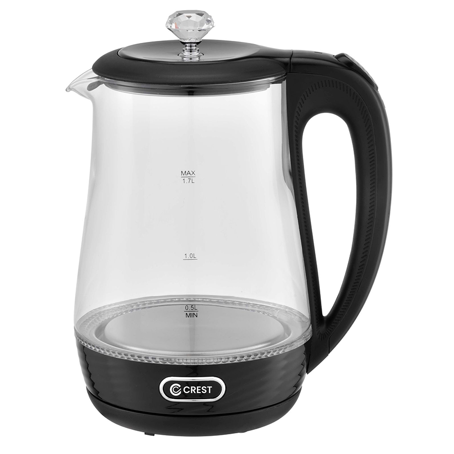 Electric Glass Kettle – 1.7L Capacity ADC-4016 إبريق كهربائي زجاجي شفاف