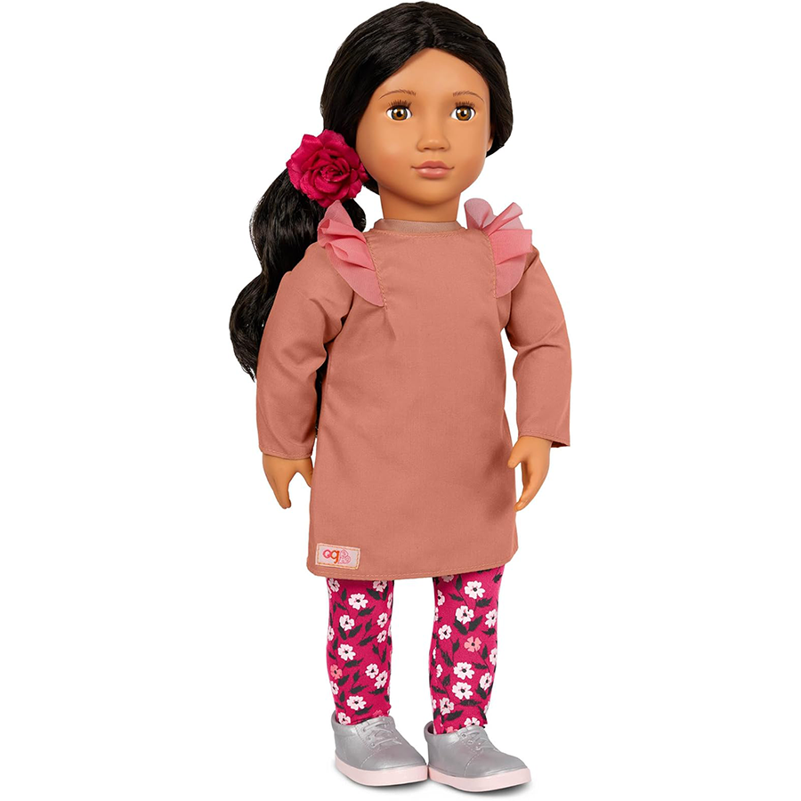 Our Generation Rosalia 18 Inch Beauty and Fashion Doll دمية أور جينيريشن روزاليا 18 إنش للأناقة والجمال