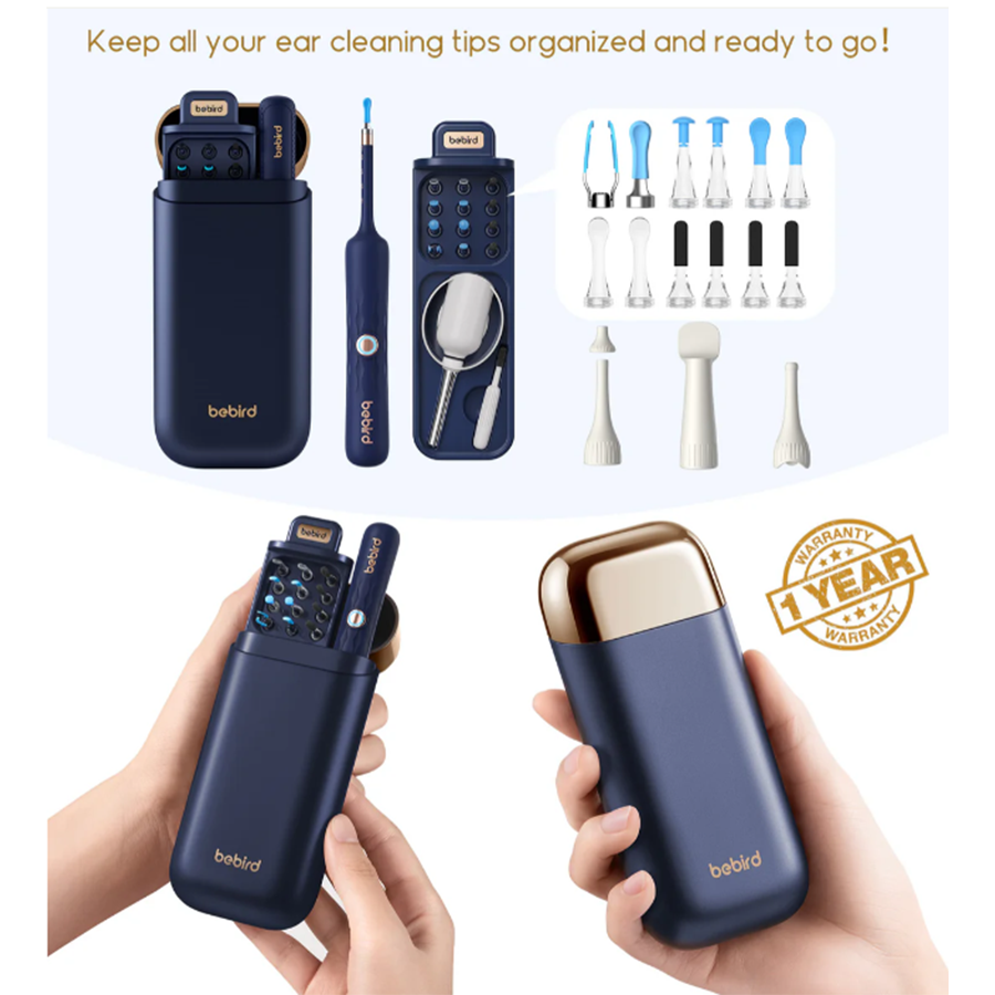 Bebird EarSight Plus Flexible Otoscope Light - Ear Wax Removal Tool with Camera أداة تنظيف الأذن الذكية مع كاميرا مرنة وضوء