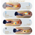⁦Bebird EarSight Plus Flexible Otoscope Light - Ear Wax Removal Tool with Camera أداة تنظيف الأذن الذكية مع كاميرا مرنة وضوء⁩ - الصورة ⁦4⁩