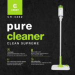 ⁦Crest Pure Cleaner CR-5282 – 2-in-1 Steam Mop &amp Steam Cleaner ممسحة بخار 2 في 1 من كريست⁩ - الصورة ⁦3⁩