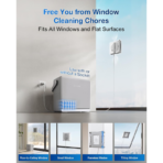 ⁦ECOVACS WINBOT W2S OMNI Smart Window Cleaning Robot with Portable Power Station روبوت تنظيف النوافذ الذكي– مع محطة طاقة ذكية وتشغيل لاسلكي⁩ - الصورة ⁦4⁩