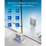 ⁦ECOVACS WINBOT W2S OMNI Smart Window Cleaning Robot with Portable Power Station روبوت تنظيف النوافذ الذكي– مع محطة طاقة ذكية وتشغيل لاسلكي⁩ - الصورة ⁦3⁩