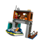⁦LEGO City 60417 – Police Speedboat and Crooks’ Hideout ليغو سيتي – زورق الشرطة السريع ومخبأ اللصوص⁩ - الصورة ⁦2⁩