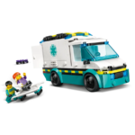 ⁦LEGO City Emergency Ambulance (60451) سيارة إسعاف الطوارئ – ليجو سيتي⁩ - الصورة ⁦2⁩