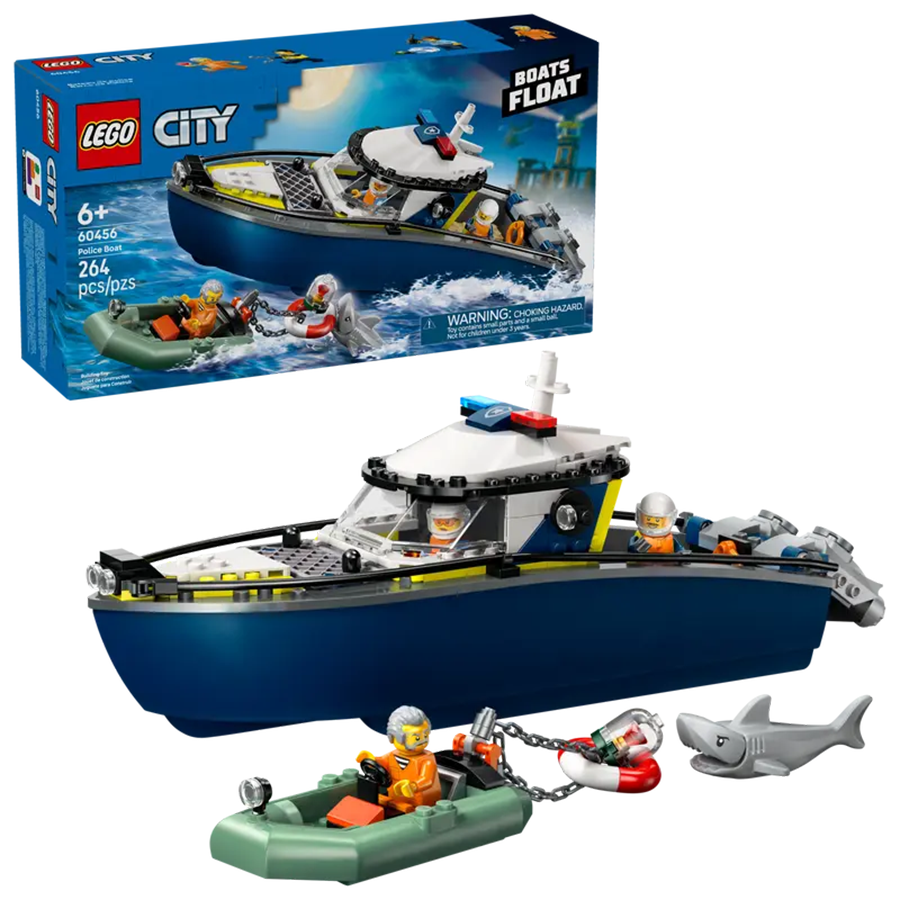 LEGO City Police Boat (60456) قارب شرطة ليجو سيتي