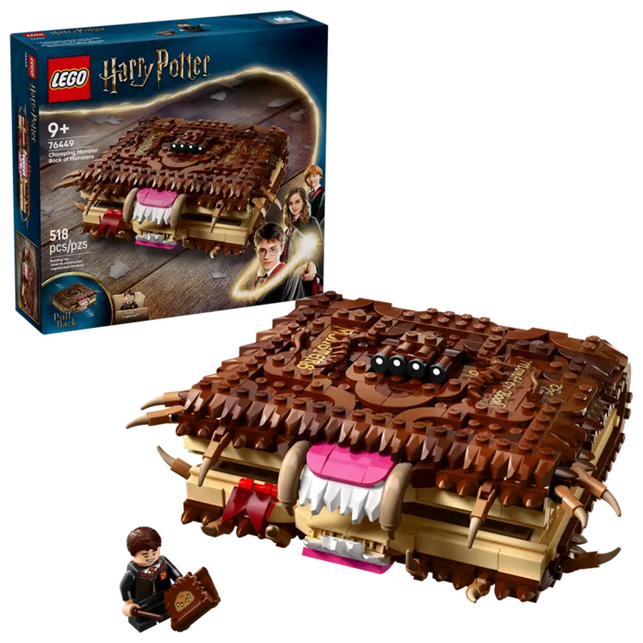 LEGO Harry Potter – Chomping Monster Book of Monsters (76449) ليجو هاري بوتر – كتاب الوحوش المتوحشة القاضِم