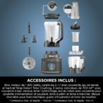 ⁦Ninja Power Pro TB401EU 1200W Blender with Detect Technology (3-in-1) خلاط نينجا⁩ - الصورة ⁦2⁩